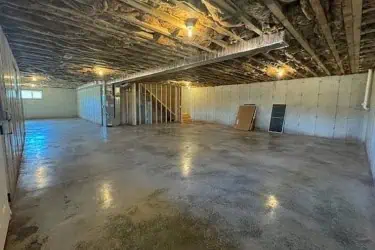 Click to enlarge featured basement finishing