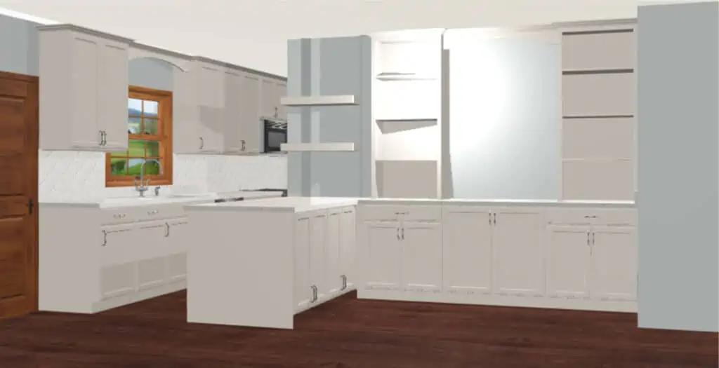 Appomattox Kitchen Remodel Rendering 2