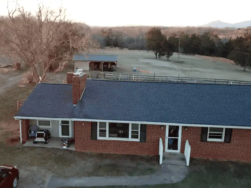 Exterior of Forest Home with Bathroom Remodeling project
