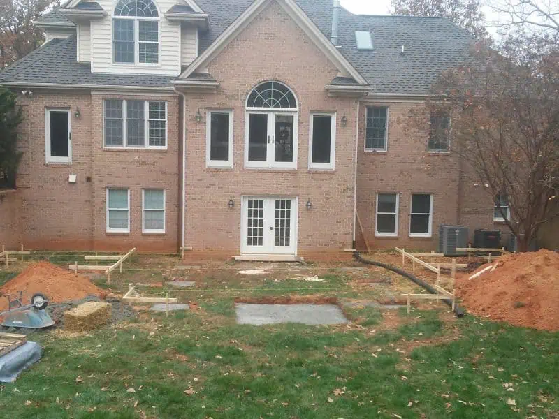 Footers for Home Additions ready
