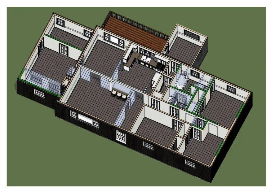 Render for Forest Bathroom Remodeling from neighboring Bedford