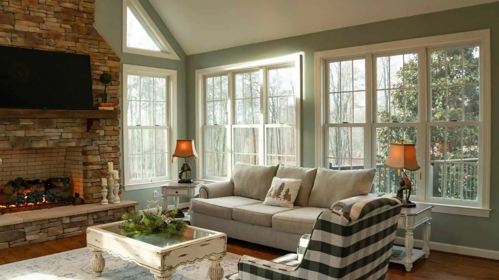 Sunroom Home Addition with Deck in Appomattox