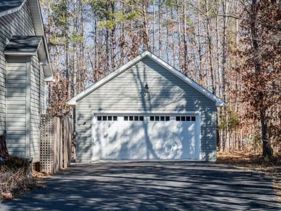 Home Addition for Detached Two Car Garage near Lynchburg