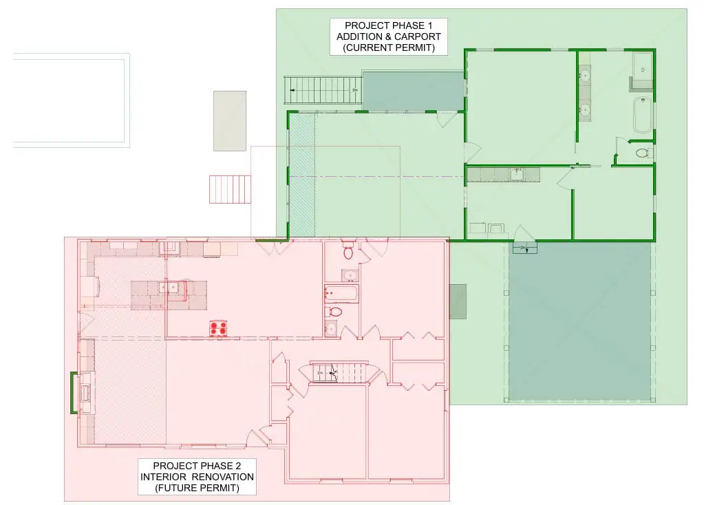 As Built versus New for Addition and Renovation
