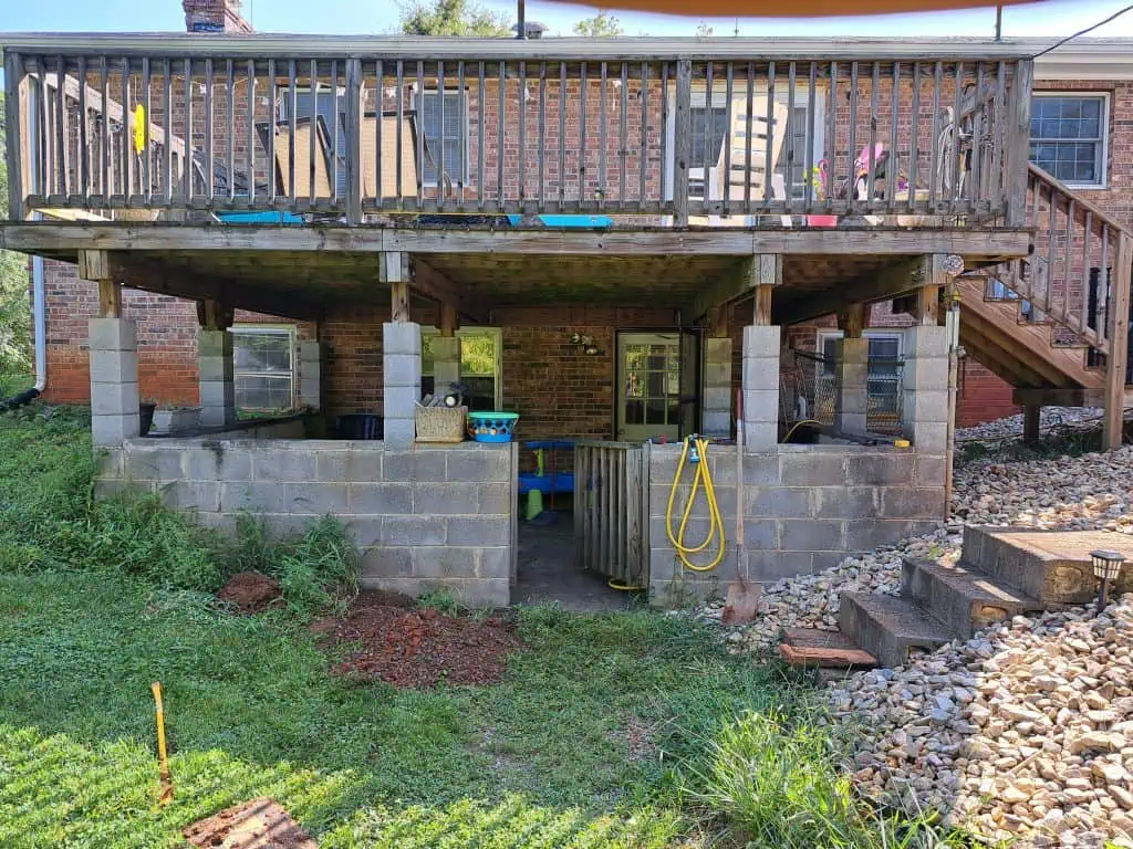 Before Home Addition without any demolition started