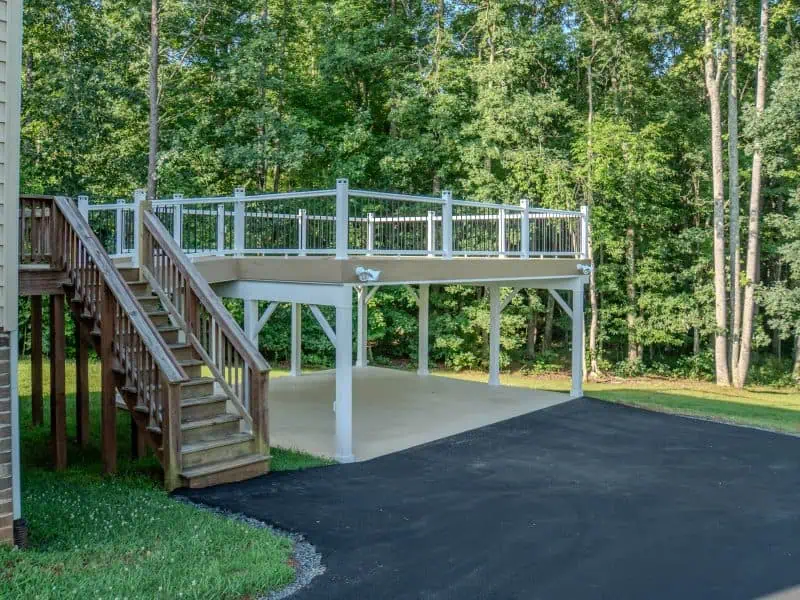 Deck and Carport Build located between Appomattox and Lynchburg