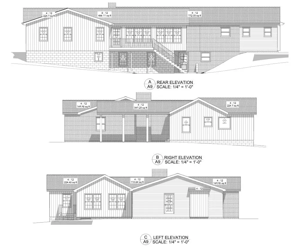 Home Addition and Renovation Elevation Plans
