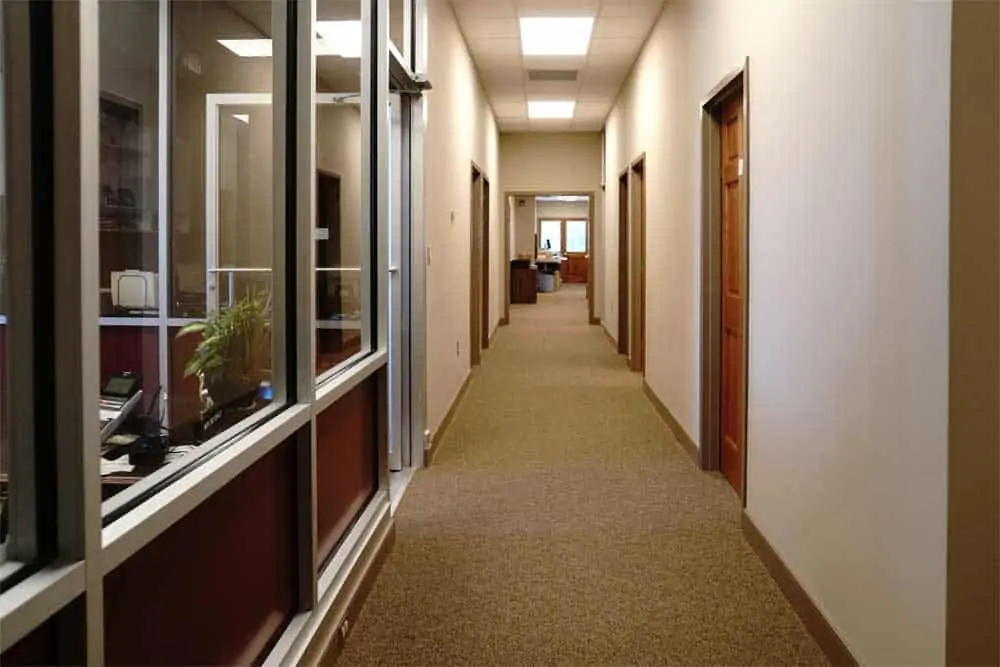 Farmer's Bank offices after the renovation