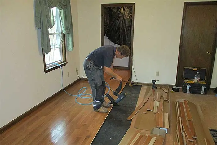 Installing new wood flooring in Spout Spring, VA
