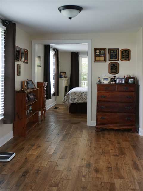 Appomattox master suite in Phenix home renovation finished