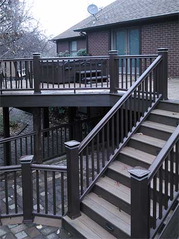 Lynchburg area custom composite deck and hardscape