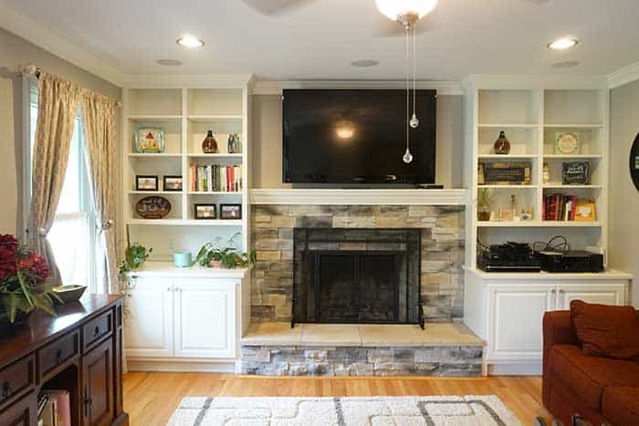 living room renovation